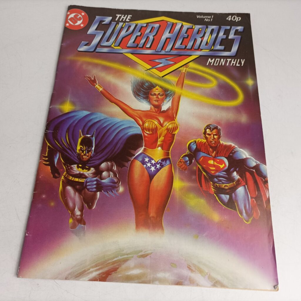 DC Comics The Super Heroes Monthly #1 [G] First Issue (1980) Wonder Woman | UK Release | Image 1