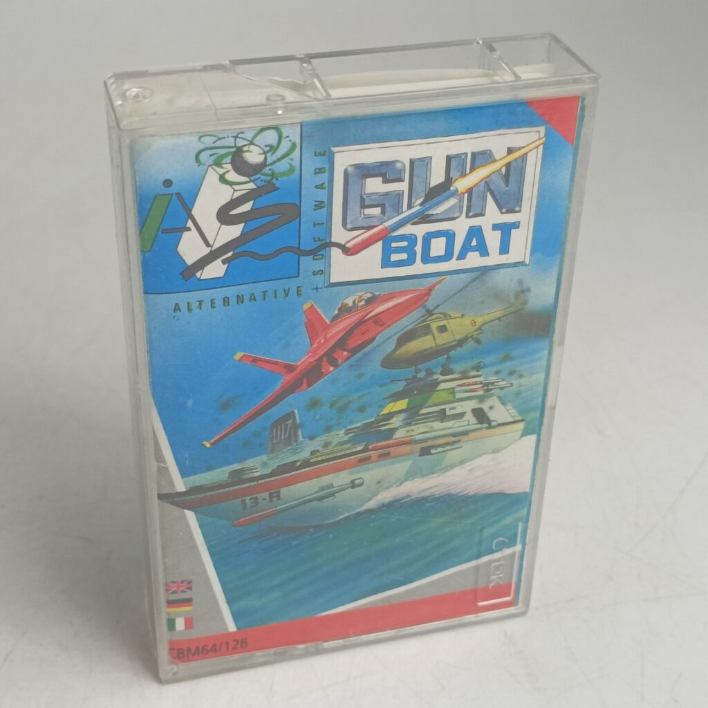 GUN BOAT (1987) Alternative Software [G] Commodore 64/128 C64 | Cassette | Image 1