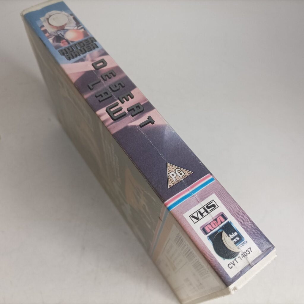 Desert Law VHS Video (1992) Ex-Rental Big Box [G] Rutger Hauer | Columbia RCSA | Image 3