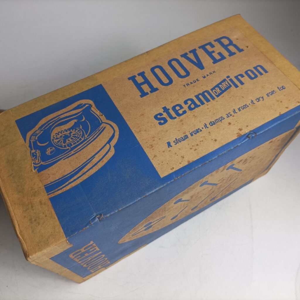 Vintage 1950's Hoover Steam or Dry Iron Box Base [G] Partial Box | Image 5