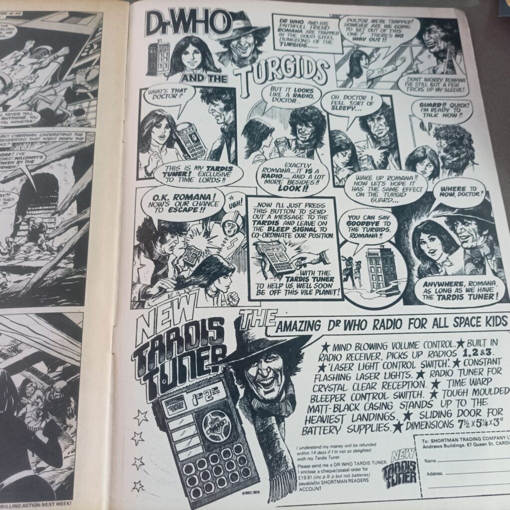 Doctor Who Weekly Comic #5 Nov. 14th, 1979 [G+] Cybermen & The Master | Image 4