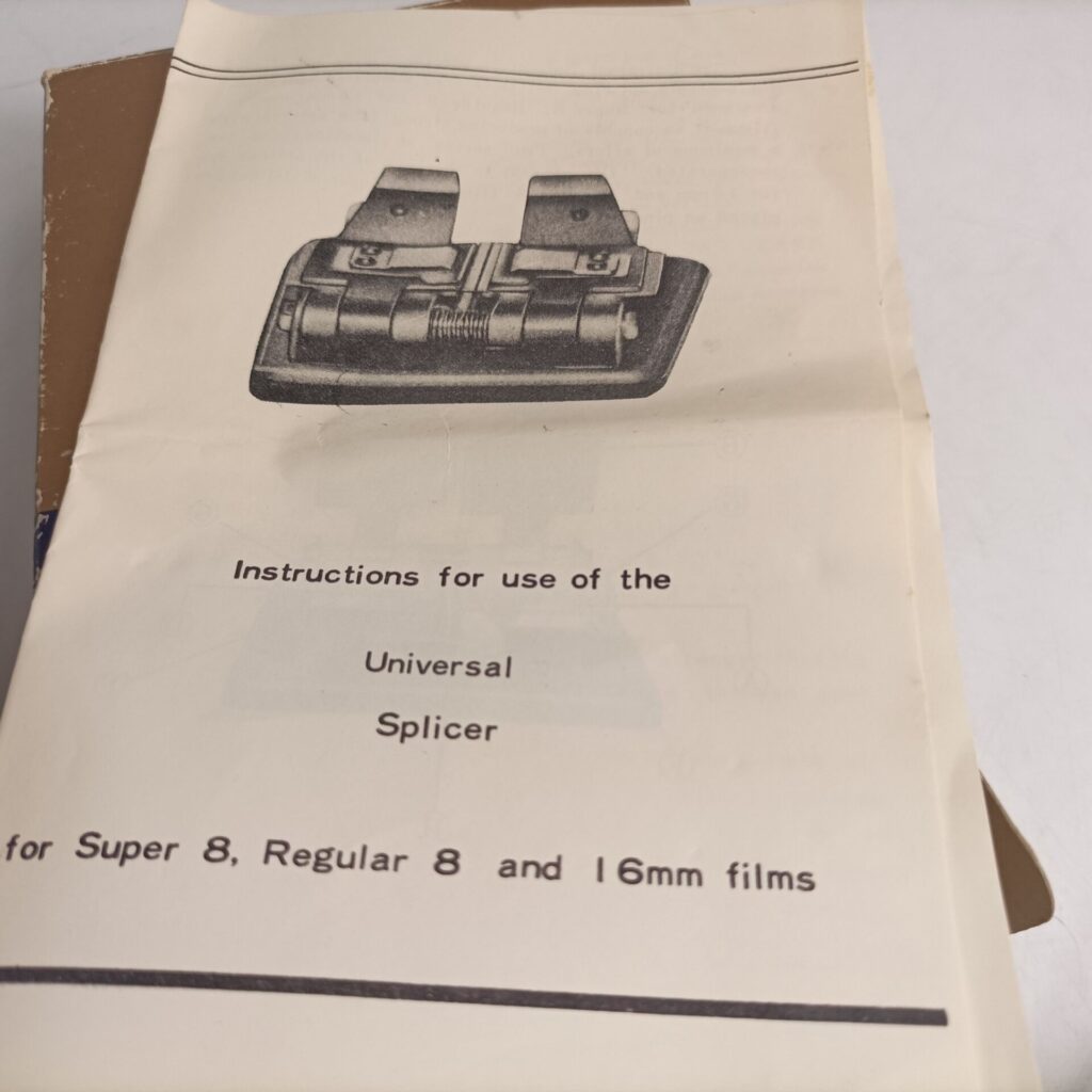 Vintage PLUS Three Way Film Splicer Super8, Regular 8mm & 16mm Cine Film [G+] Complete | Image 4