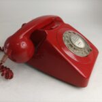 Vintage 1970s BT GPO 8746G Red Rotary Dial Table Telephone (1971) Untested | Image 3
