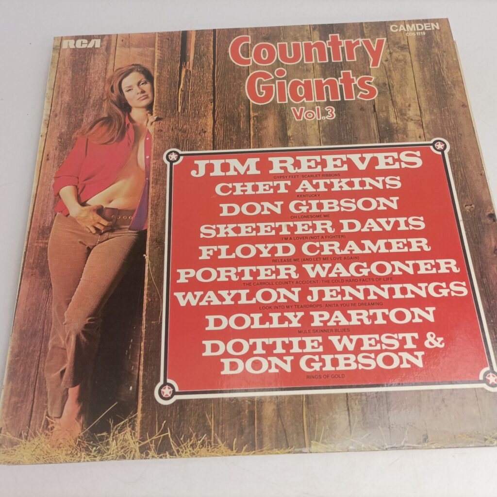 Bundle of Vintage 7x 'Country Giants' Compilation LP's (1973) 33rpm Vinyl [G] RCA Camden | Image 4