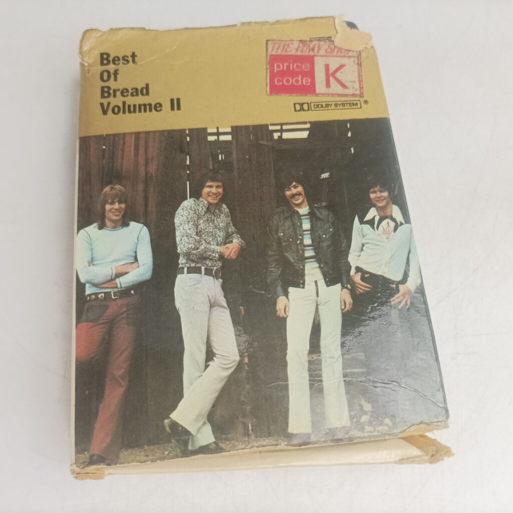 Best of Bread Volume 2 (1972) 8 Track Cartridge Tape [G] EMI Records Ltd. | Image 1