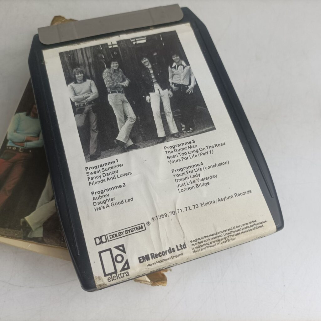 Best of Bread Volume 2 (1972) 8 Track Cartridge Tape [G] EMI Records Ltd. | Image 3