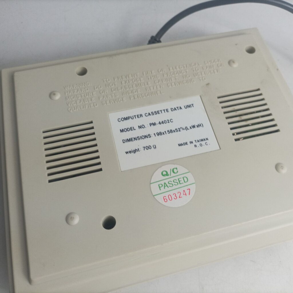 Vintage SHADO PM-4402C Computer Cassette Data Unit [G+] Commodore | Spares / Repair | Image 4
