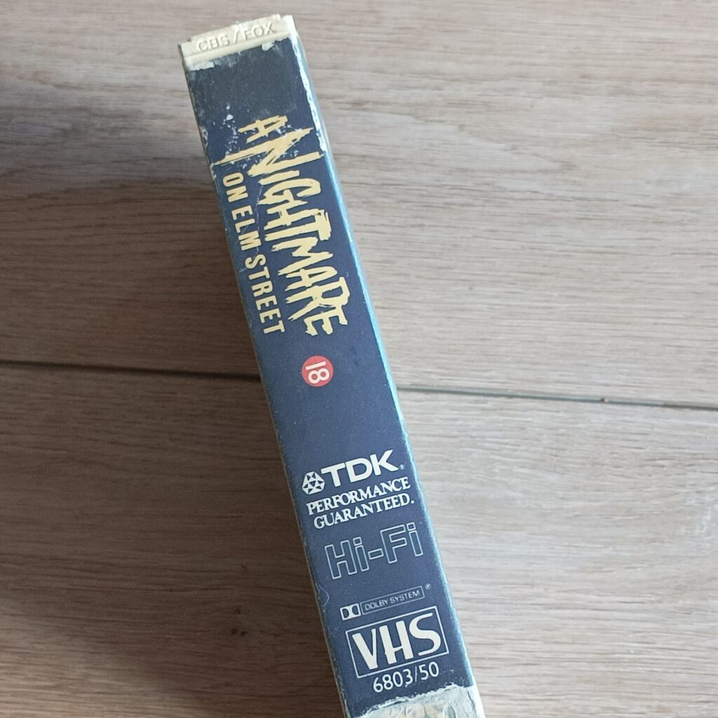 Nightmare on Elm Street (1986) Early Post-Cert Ex-Rental VHS Video [G] CBS Fox | Image 3