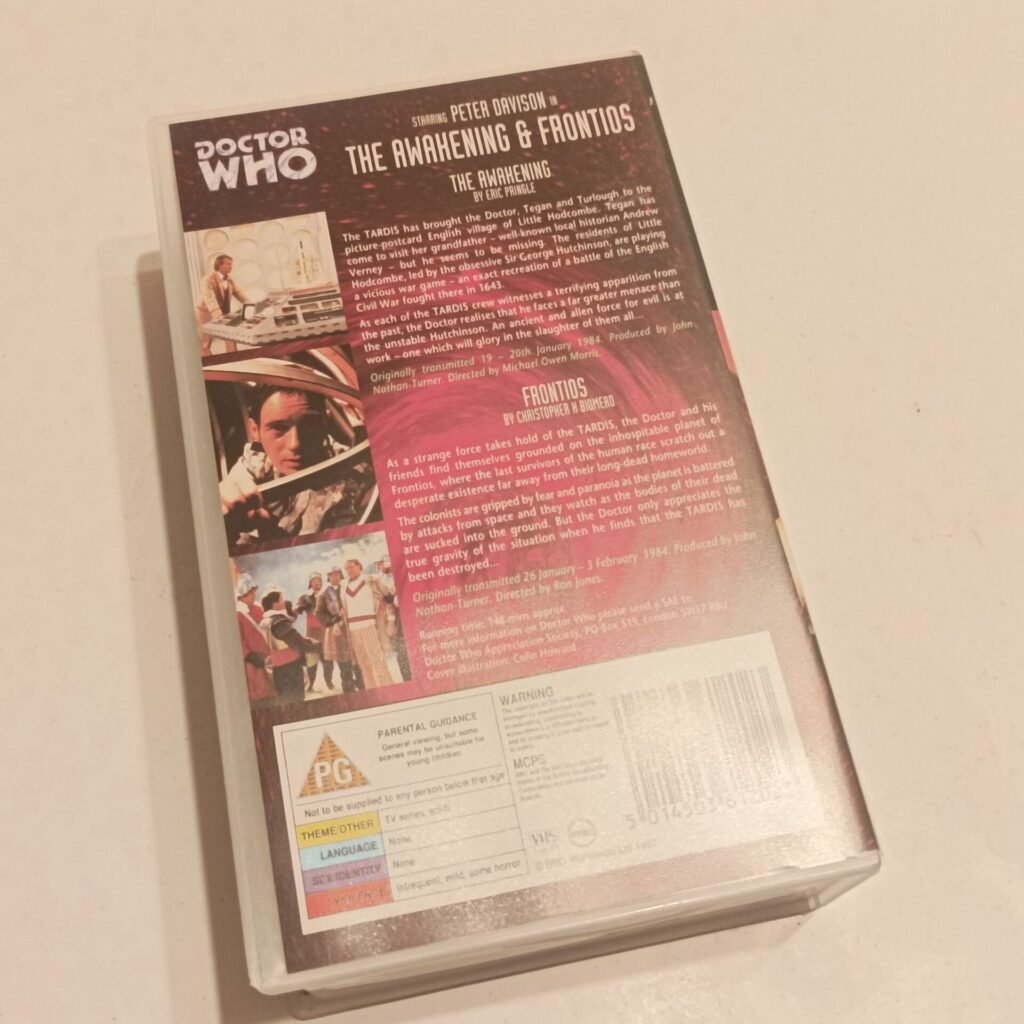 Doctor Who The Awakening & Frontios VHS Video BBC (1997) Factory Sealed | Image 3