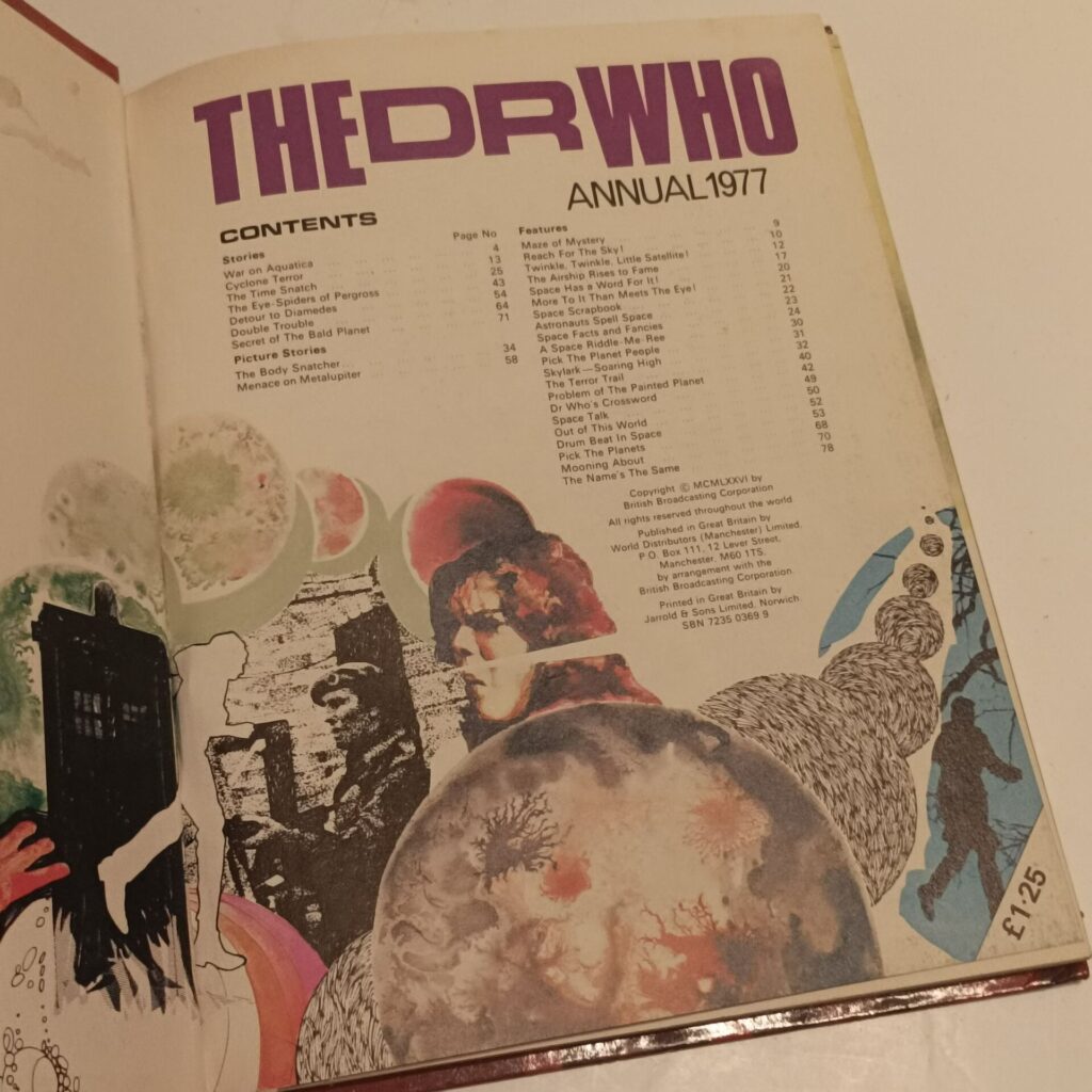 The DOCTOR WHO Annual 1977 [G-] Unclipped / Clean - Tom Baker | Image 6