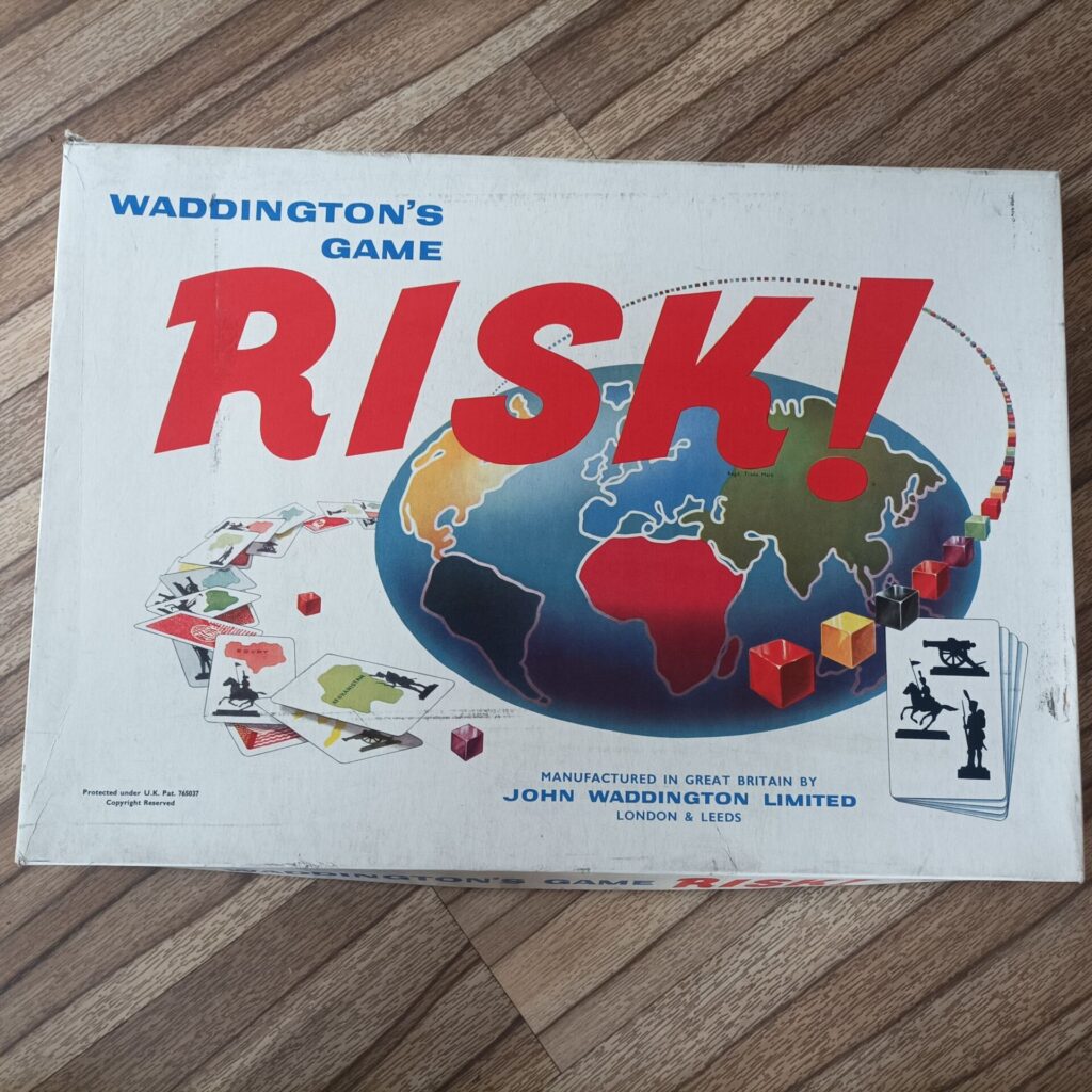 Vintage RISK! The World Conquest Game (1967) Waddington's Boardgame G+ | Image 1