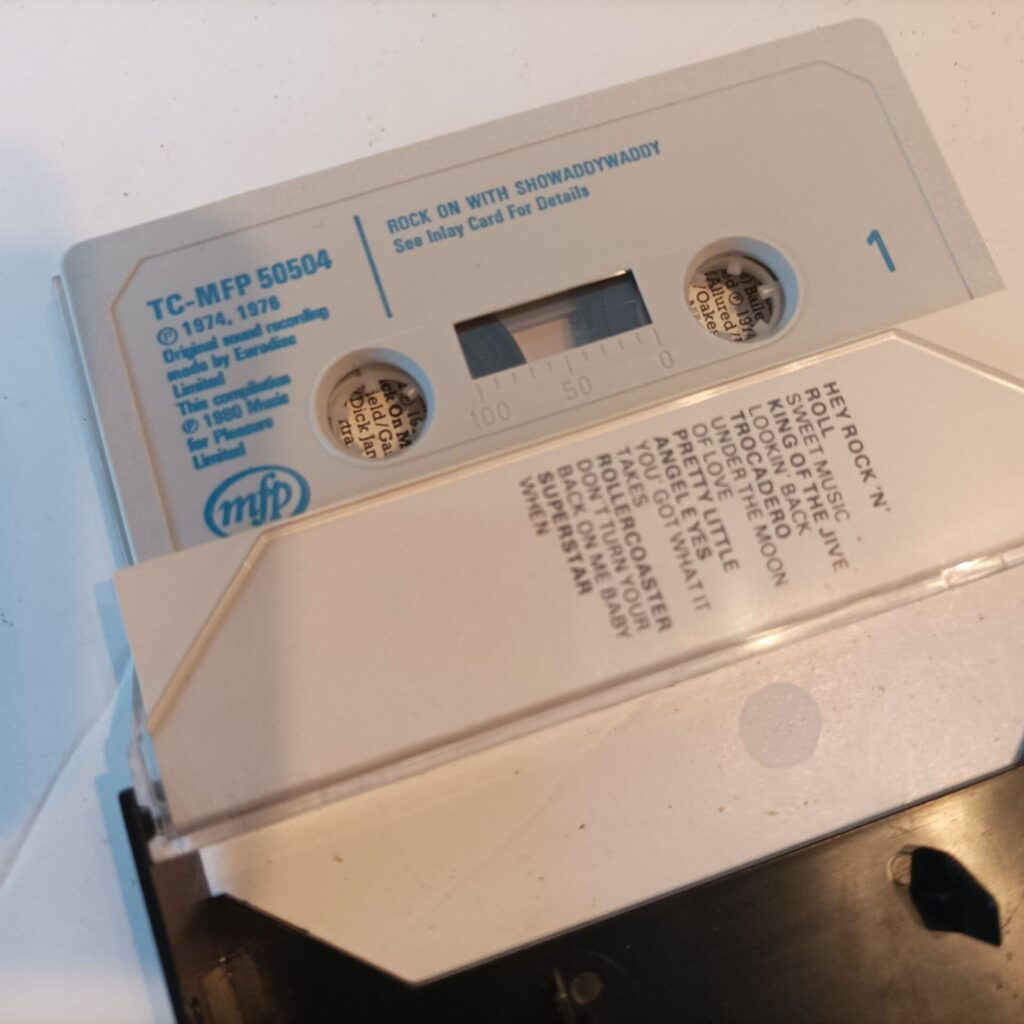 Rock On with Showaddywaddy (1976) Cassette Tape [G+] MFP TC-MFP 50504 | Image 4
