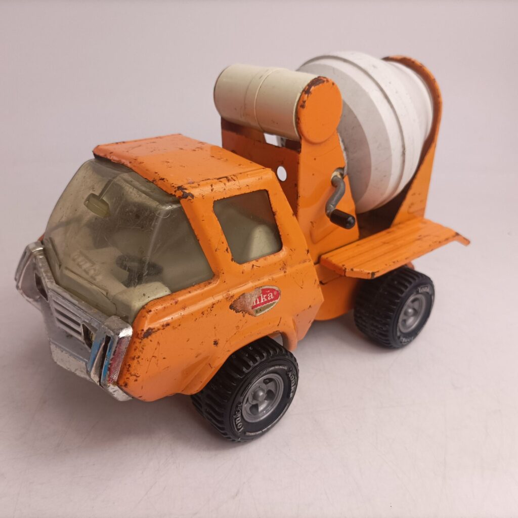 Vintage 1970s TONKA Cement Mixer [F] 22cm Pitted Paintwork / Rust Spots (Restoration) | Image 1