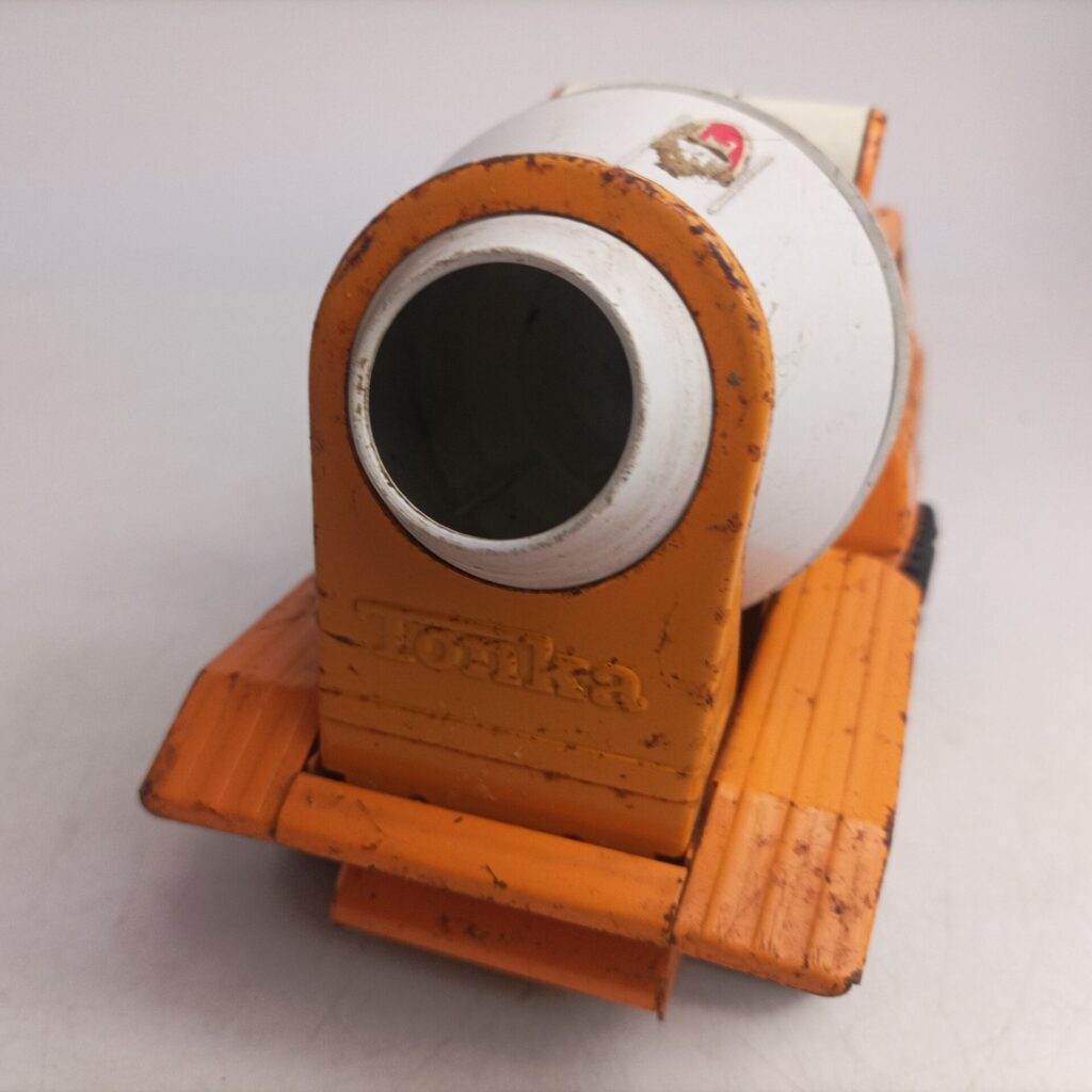 Vintage 1970s TONKA Cement Mixer [F] 22cm Pitted Paintwork / Rust Spots (Restoration) | Image 6