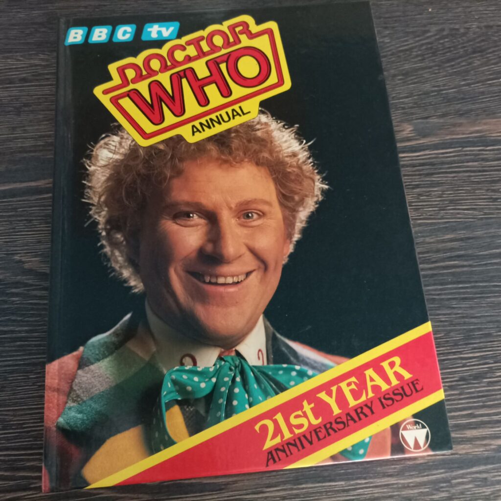 Doctor Who Annual 1985 - Unclipped / Clean [vg+] BBC TV World Distributors | Colin Baker | Image 1