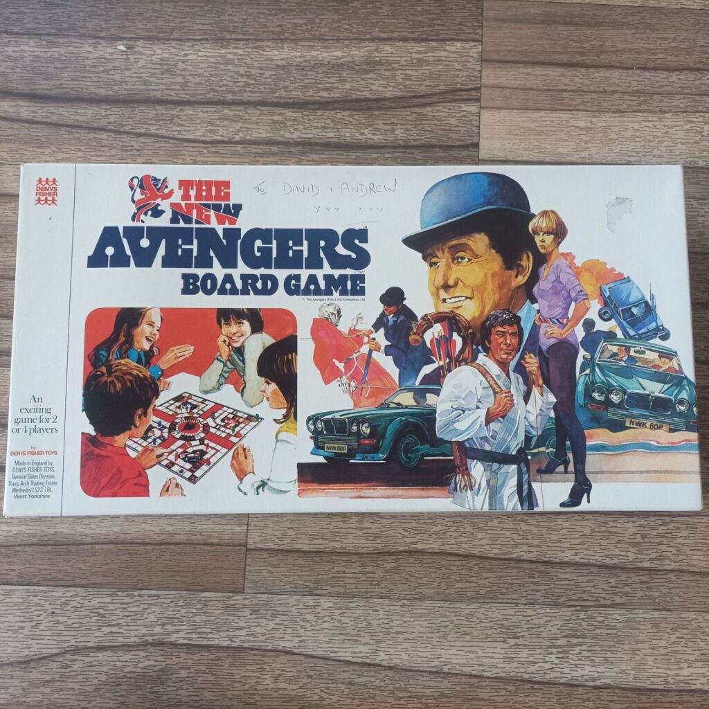 Vintage 1970's The New Avengers Board Game (1977) Denys Fisher UK [G] Joanna Lumley | Steed | Image 1