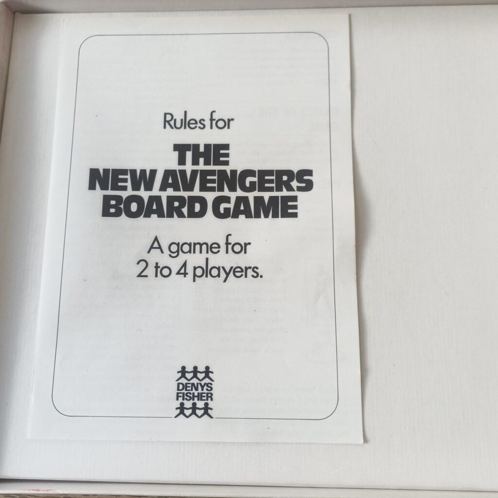 Vintage 1970's The New Avengers Board Game (1977) Denys Fisher UK [G] Joanna Lumley | Steed | Image 7