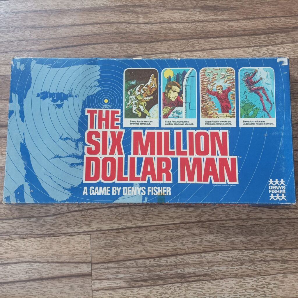 Vintage 1970's The Six Million Dollar Man Board Game (1975) Denys Fisher  UK [G] Steve Austin | Bionic Man | Image 1