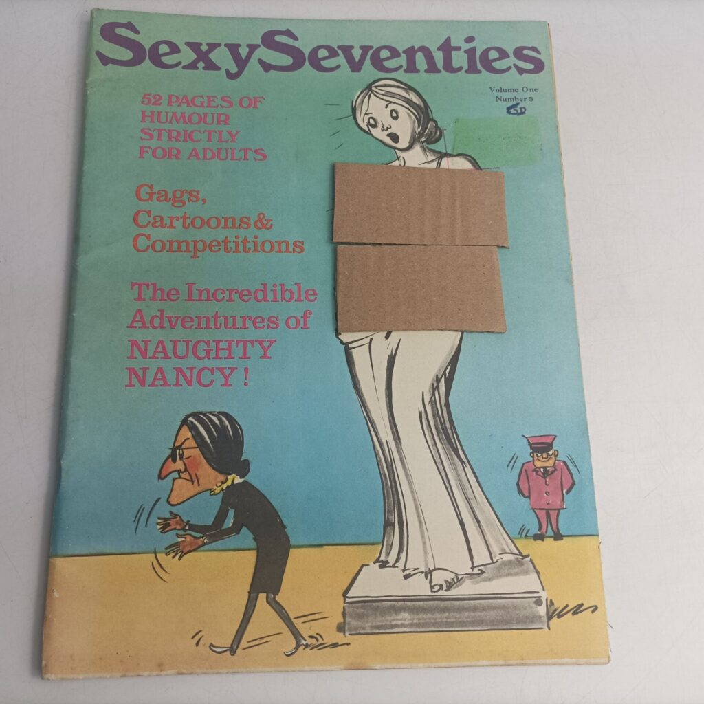 Sexy Seventies #5 Adult Comic (1975) Saucy Cartoon Humour & Jokes [G+] Vintage 1970's Rag Magazine | Image 1