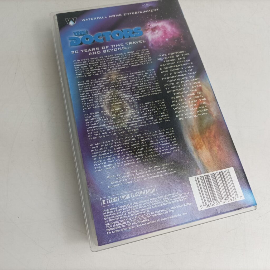Doctor Who: The Doctors 30 Years of Time Travel and Beyond (1993) VHS Video | Anniversary Documentary | Image 3